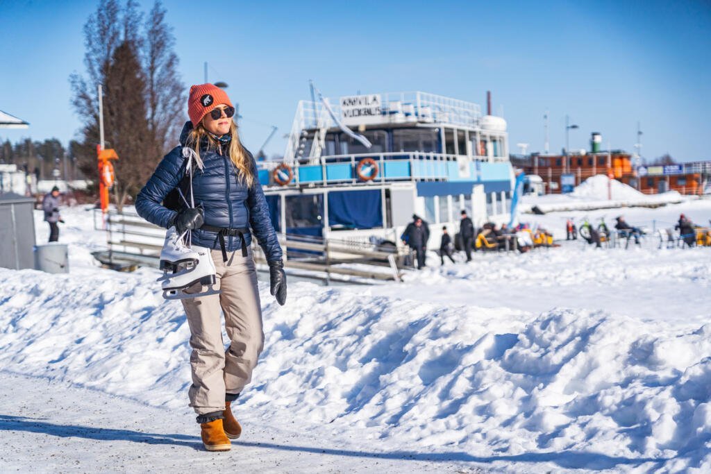 Kuopion satama, luistelu