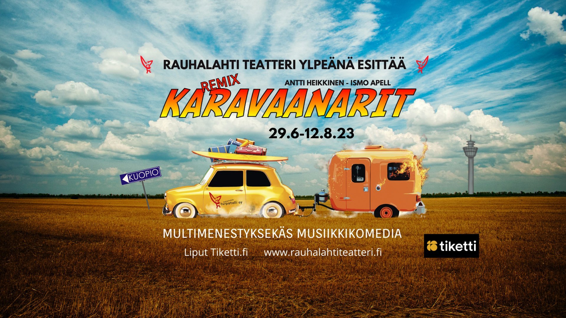Karavaanarit-Rauhalahti-Teatteri Karavaanarit, Rauhalahti Teatteri kesä 2023