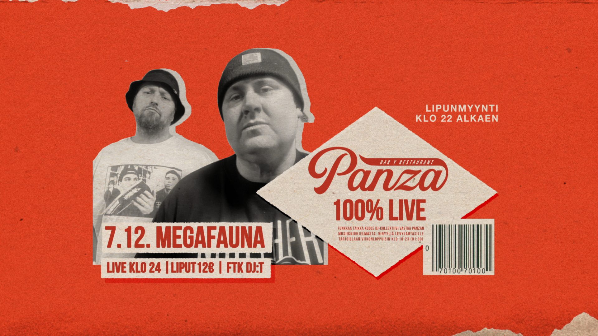 fb event MEGAFAUNA PANZALLA