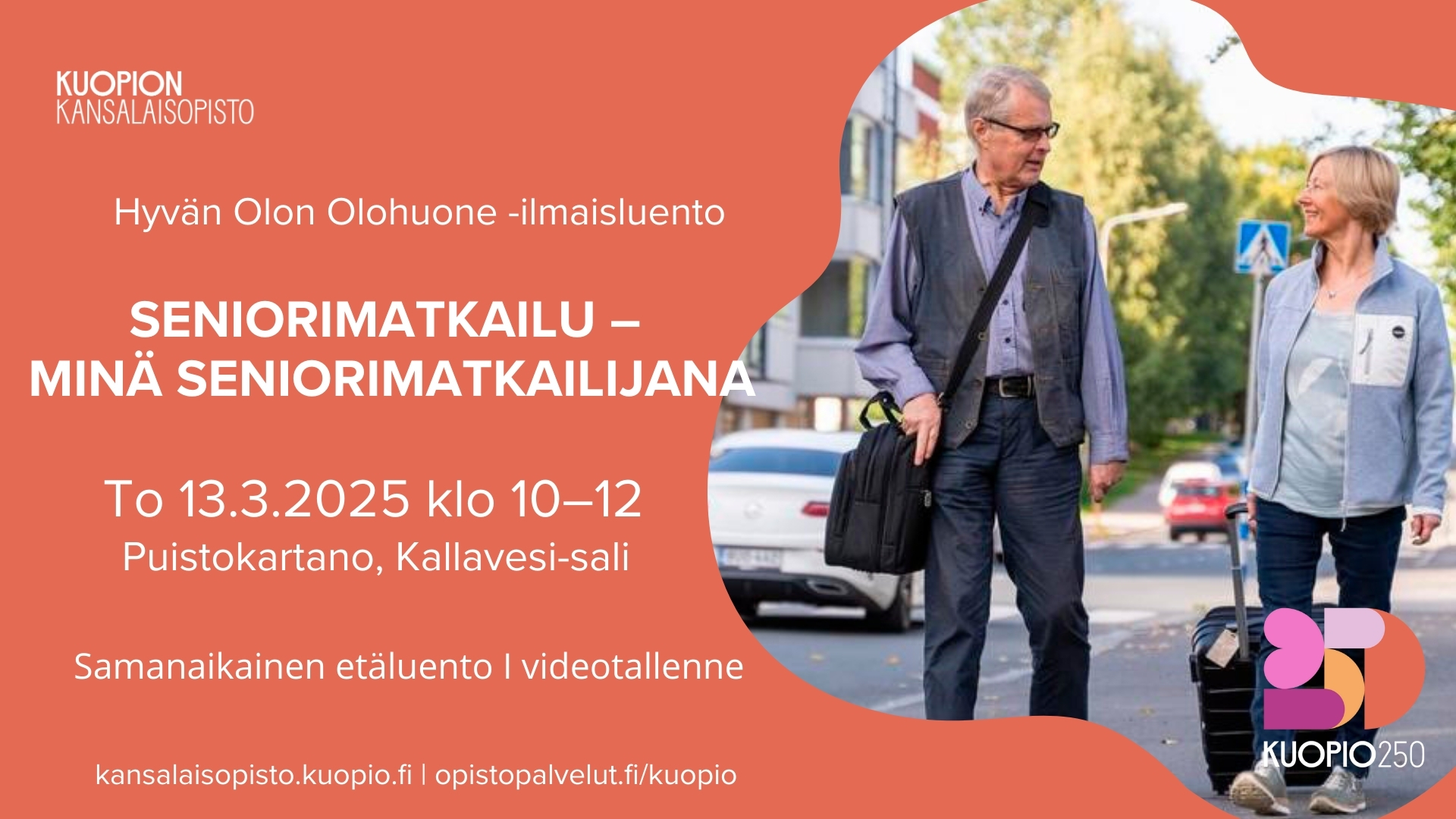 Mina-seniorimatkailijana