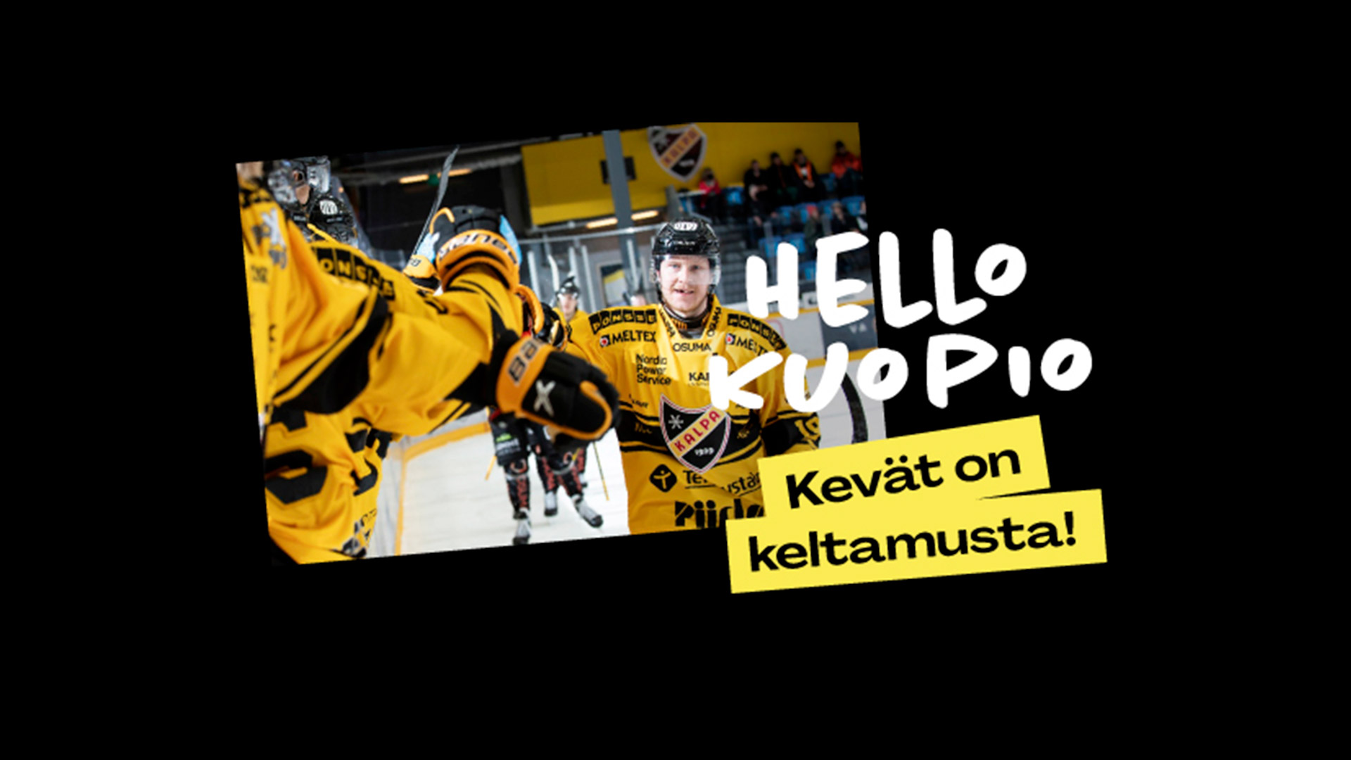 Kisakatsomo Kuopion torilla KalPa - SaiPa kisakatsomo Kuopion torilla.