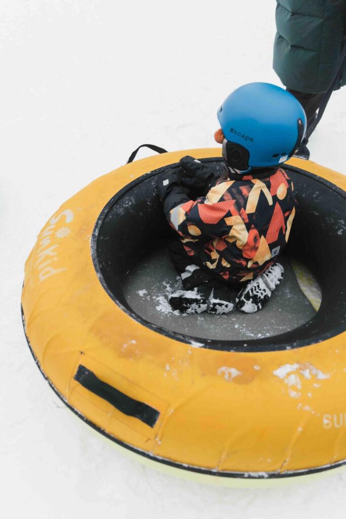 Snow Tube-mäenlasku Puijolla